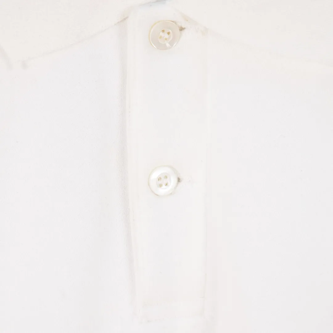 P270 zp version [Exclusive supply] Ralph Lauren/Ralph Lauren 2024AW new classic POLO collar double-button plus velvet long-sleeved sweatshirt -Original consistent 360g cotton base fabric with light grip wool cloth✅ -1X1 flat machine thickened collar 2X2 Solona fine cotton hem✅ -Original imported high-quality deep sea wide-brimmed tarot shell buckle✅ -Ralph Lauren 2024 new style The embodiment of simple classic high-end restores the classic version design Recreate the retro old-fashioned style. The base fabric is lightly woolen. The overall clothes are soft and fit well. In the South, you can wear one piece for autumn. Color: White Size: S M L XL Number: WW10732